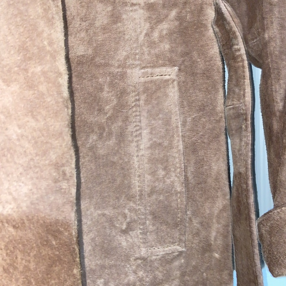 Guillaume Washable Suede Leather Jacket Size Large - Picture 7 of 14